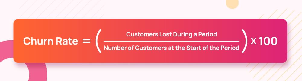 churn rate formula