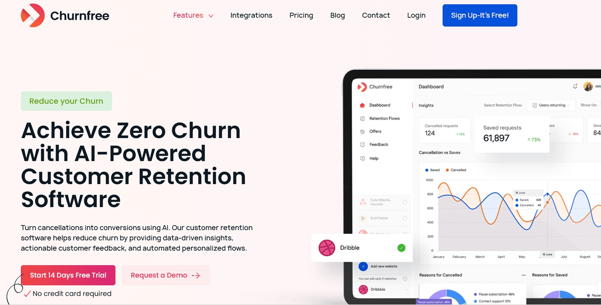 Churnfree Website Churnfree Website