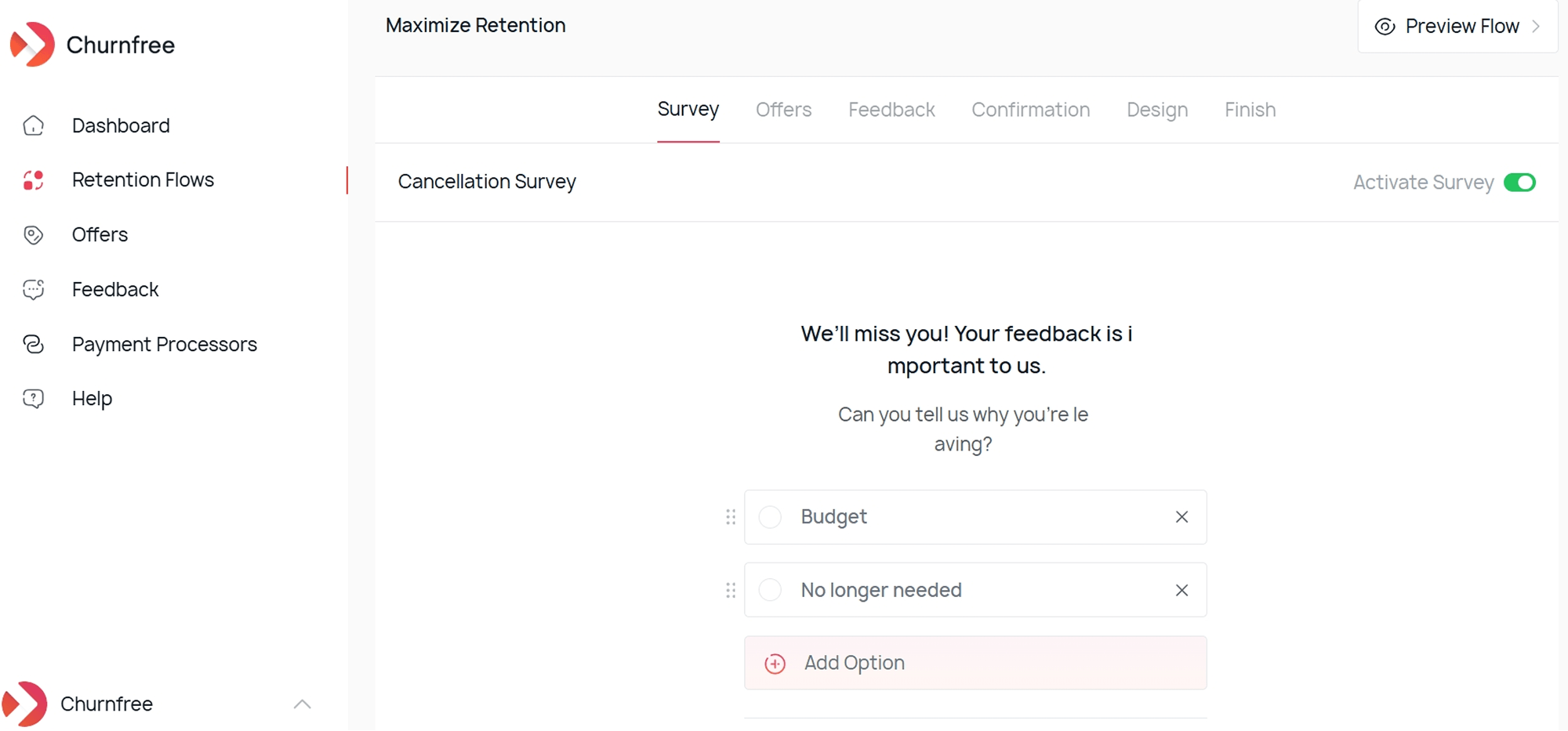 Name Retention Flow Name Retention Flow