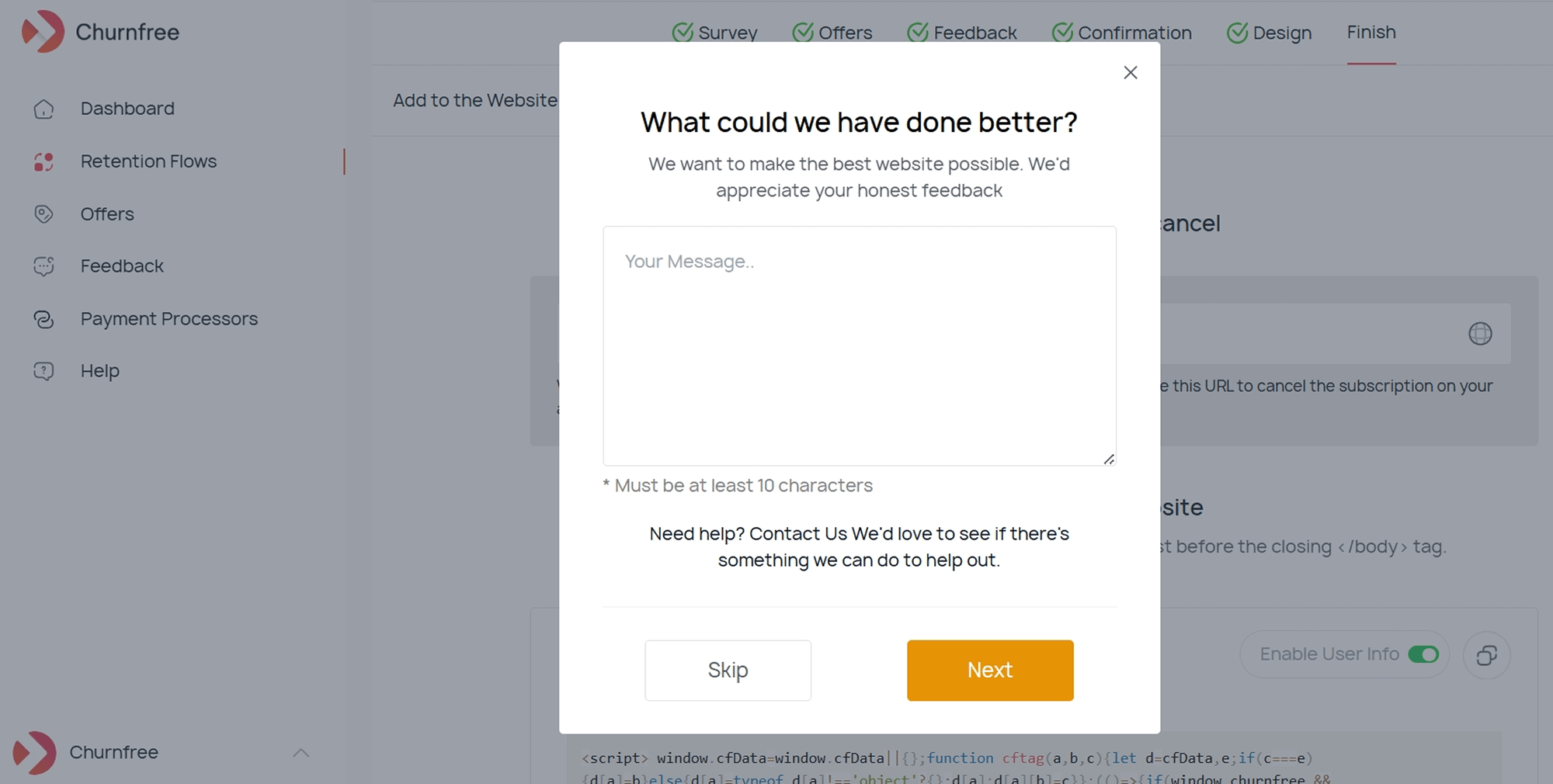 Preview Retention Flow Preview Retention Flow